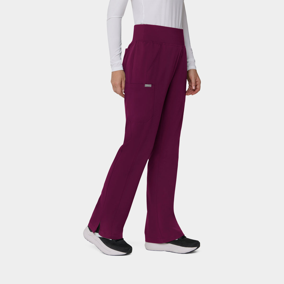 Women's 6-Pocket Flare Leg Scrub Pant