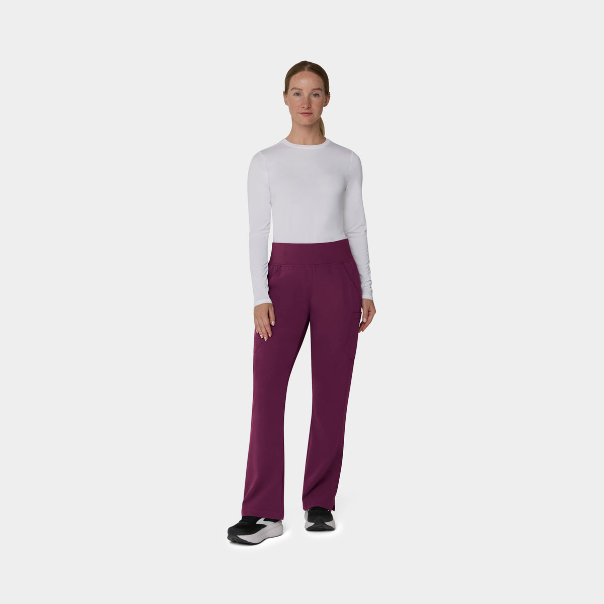 Women's 6-Pocket Flare Leg Scrub Pant