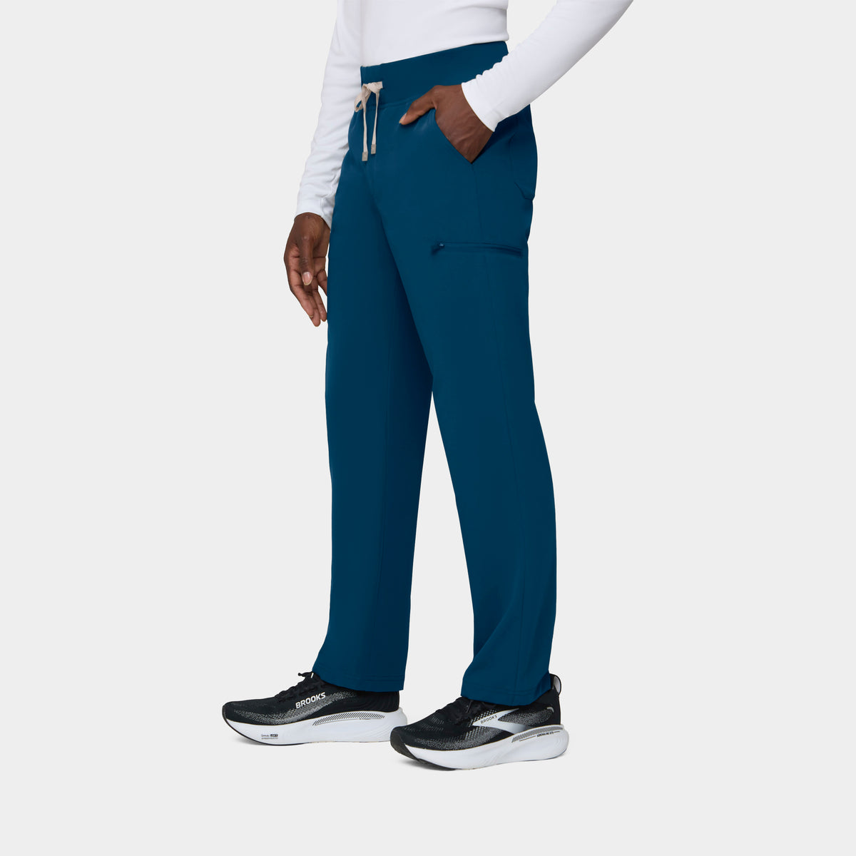 Men's 6-Pocket Straight Leg Scrub Pant