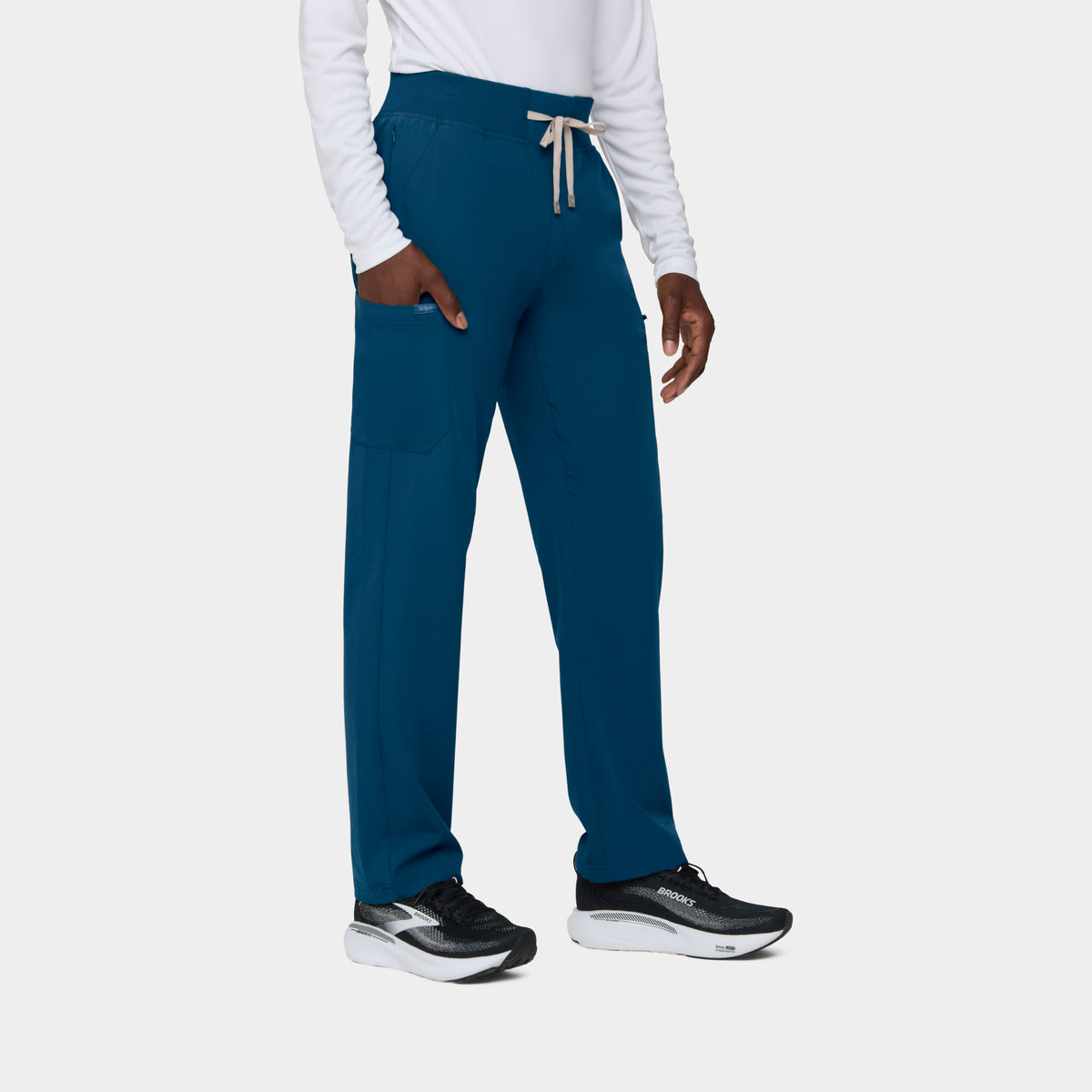 Men's 6-Pocket Straight Leg Scrub Pant
