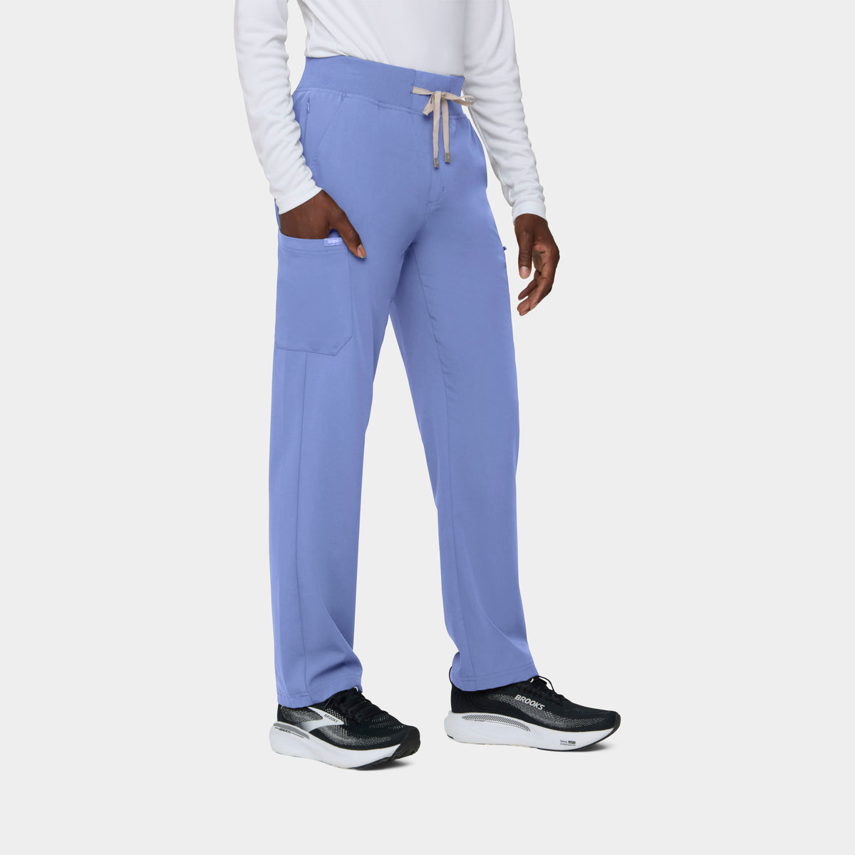 Men's 6-Pocket Straight Leg Scrub Pant