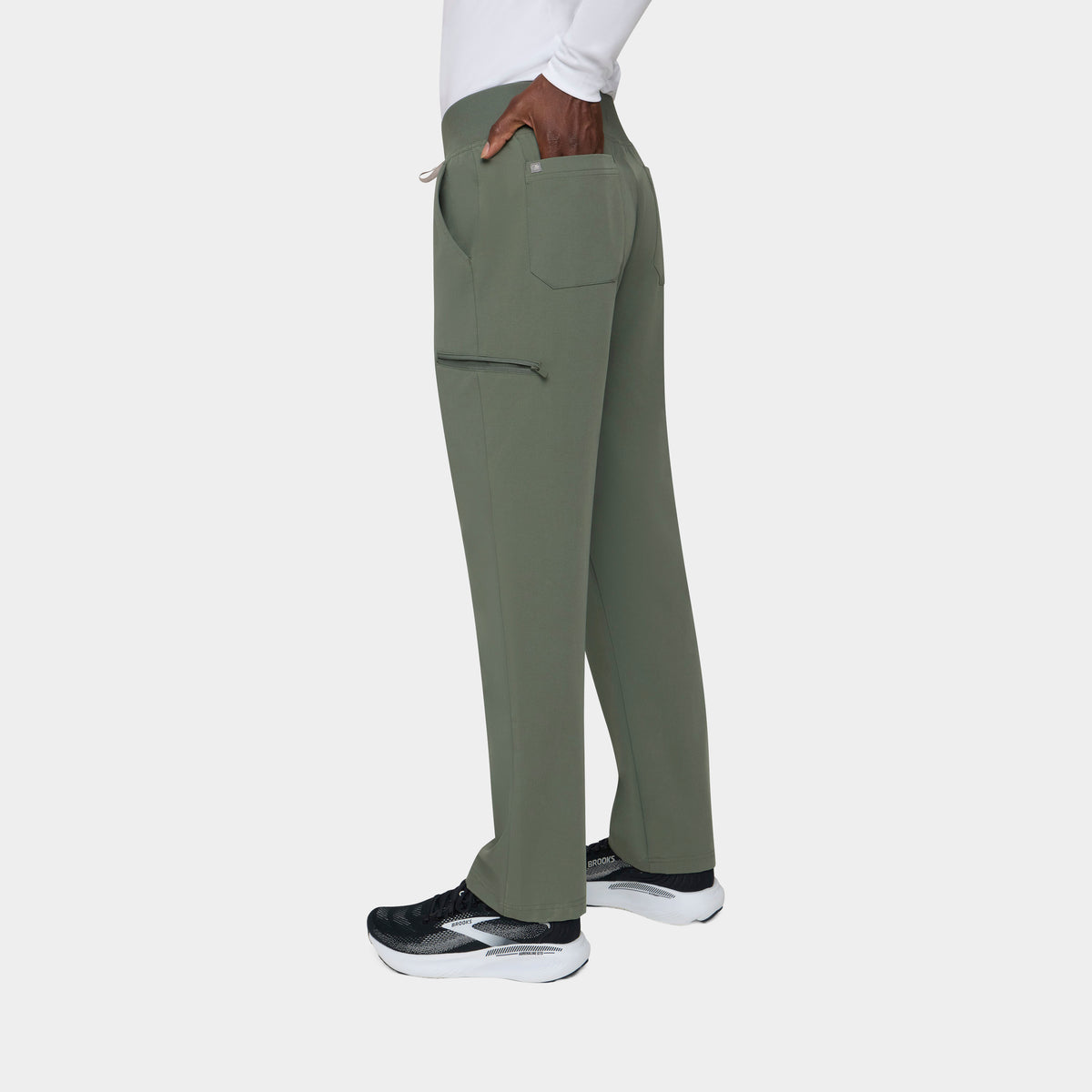 Men's 6-Pocket Straight Leg Scrub Pant