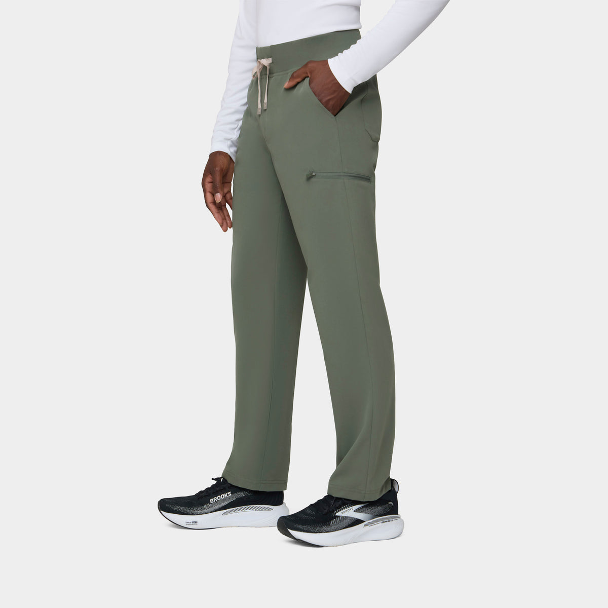Men's 6-Pocket Straight Leg Scrub Pant