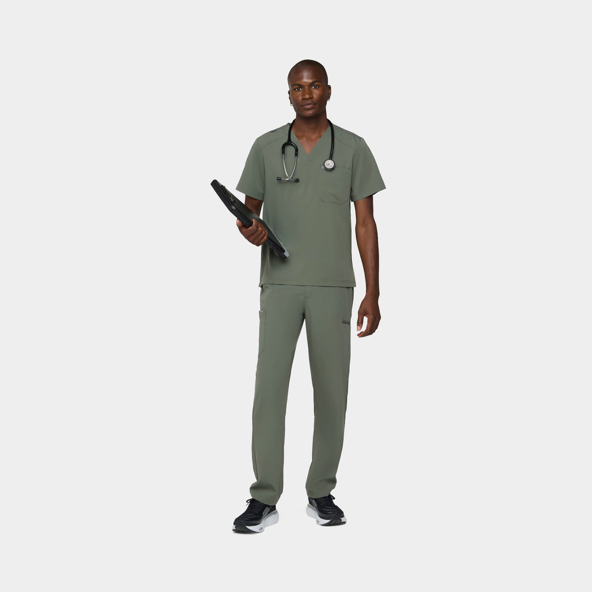 Men's 6-Pocket Straight Leg Scrub Pant