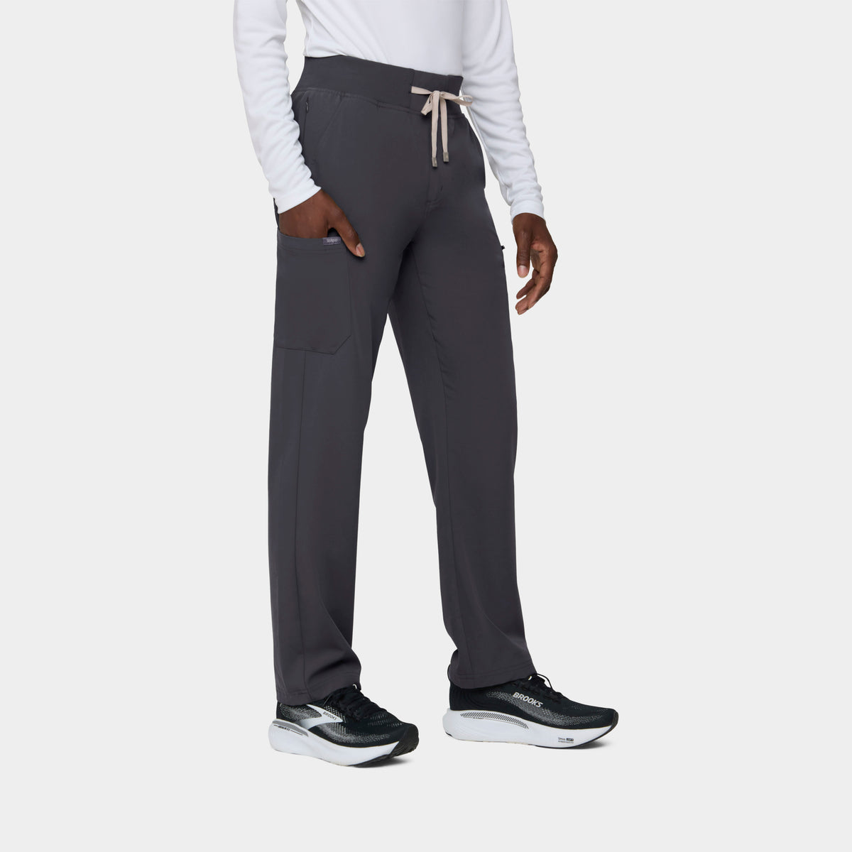 Men's 6-Pocket Straight Leg Scrub Pant