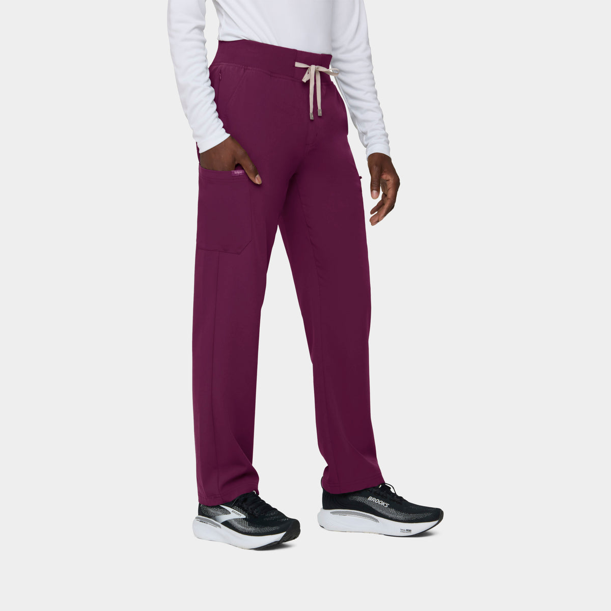 Men's 6-Pocket Straight Leg Scrub Pant