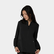 Women's Full-Zip Track Scrub Jacket