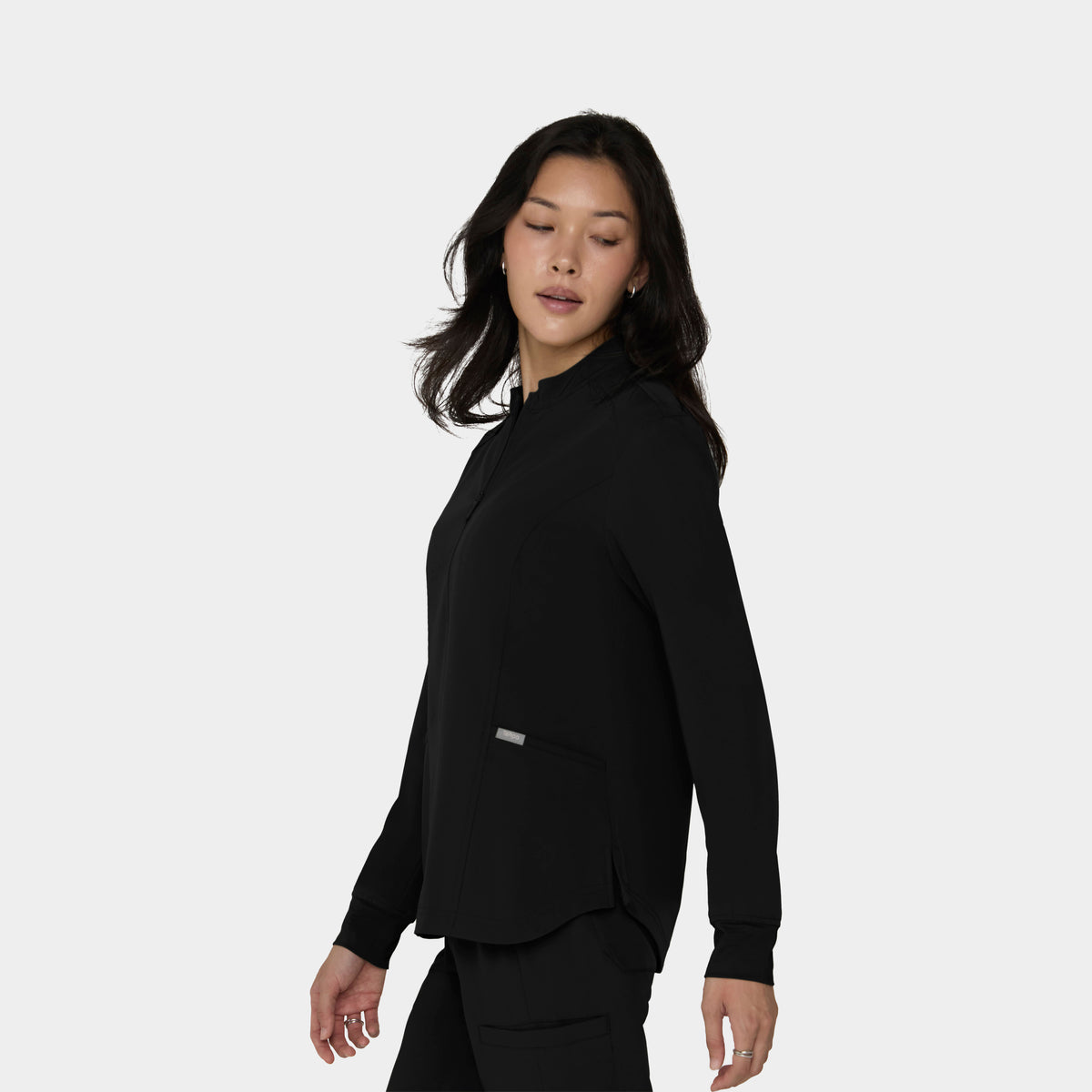 Women's Full-Zip Track Scrub Jacket