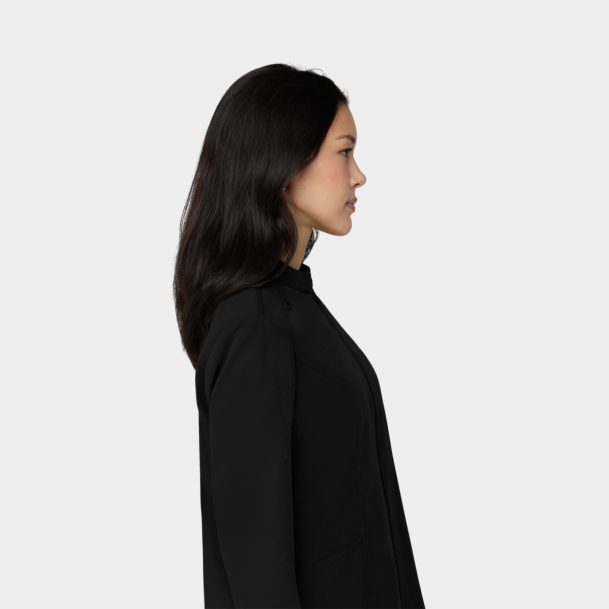 Women's Full-Zip Track Scrub Jacket