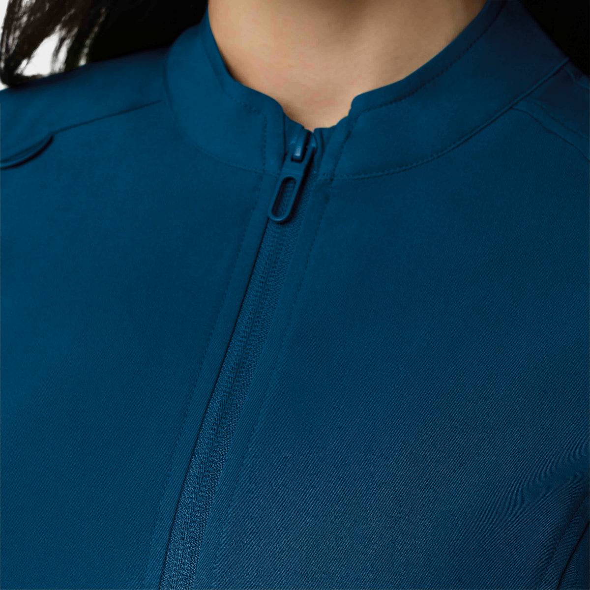 Women's Full-Zip Track Scrub Jacket