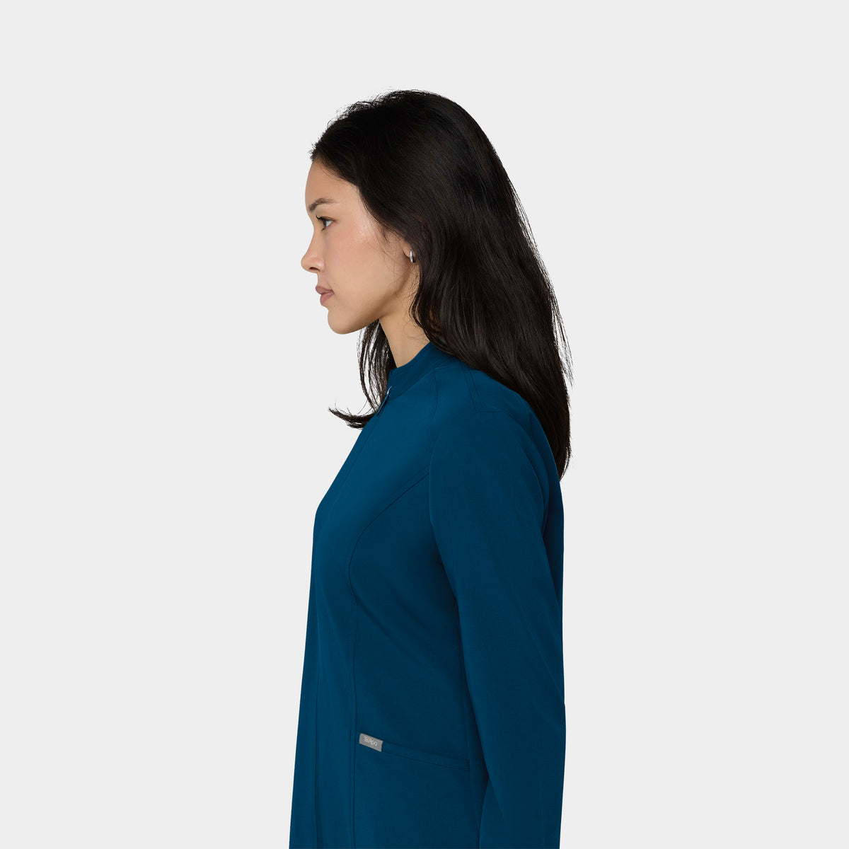 Women's Full-Zip Track Scrub Jacket