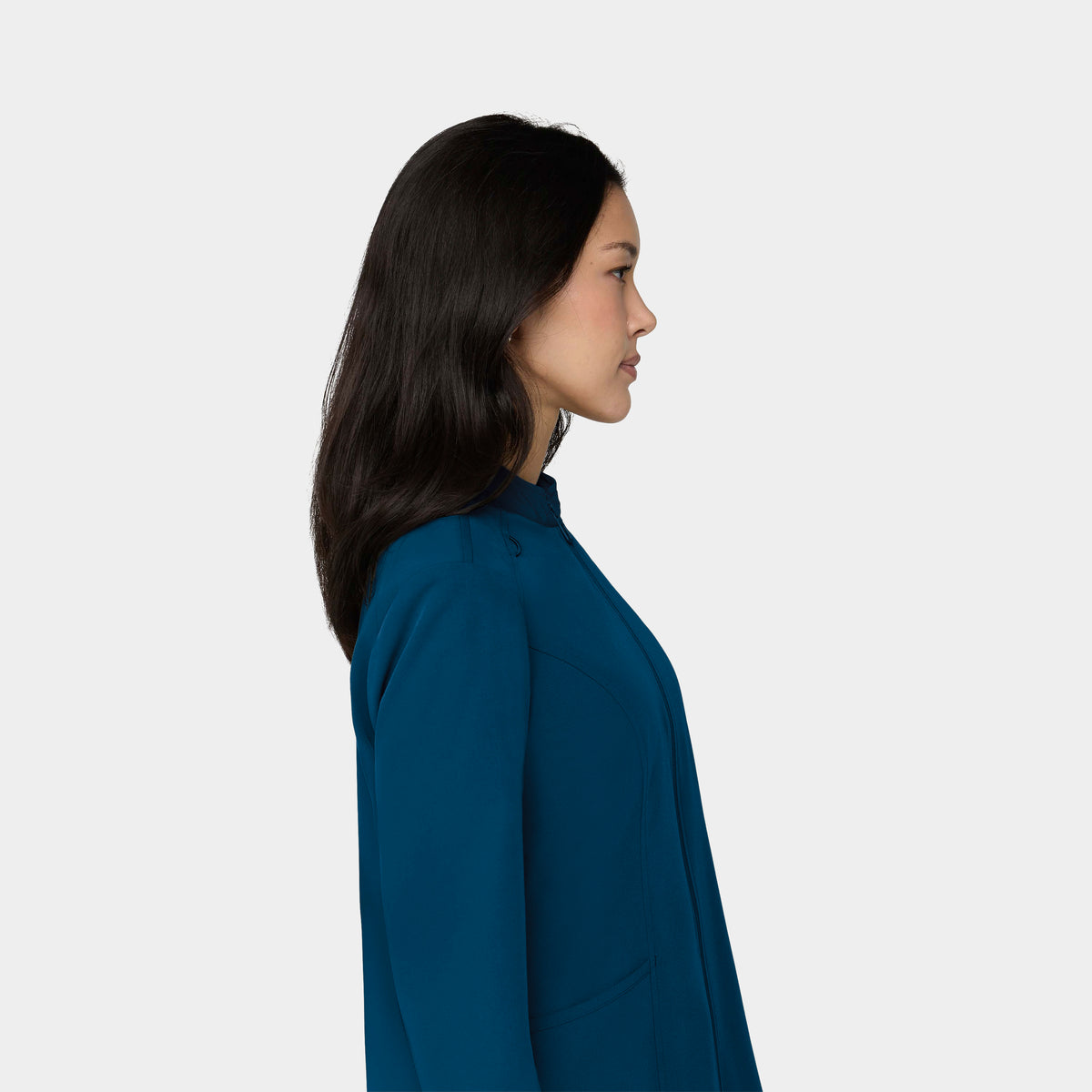 Women's Full-Zip Track Scrub Jacket