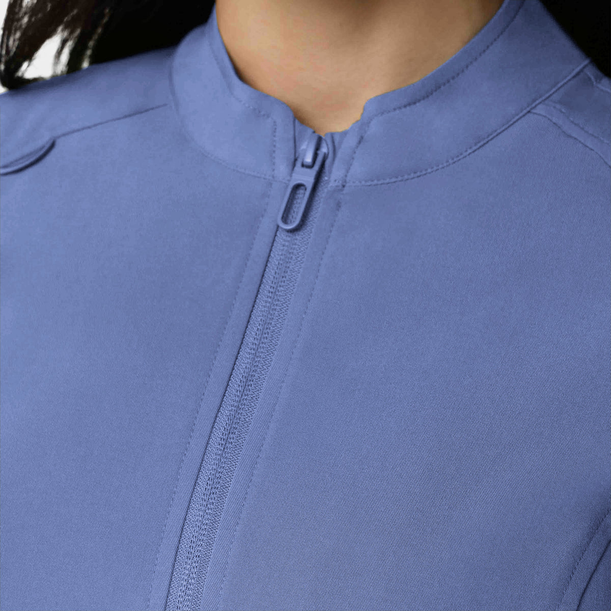 Women's Full-Zip Track Scrub Jacket