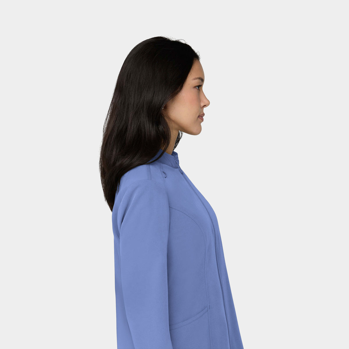 Women's Full-Zip Track Scrub Jacket