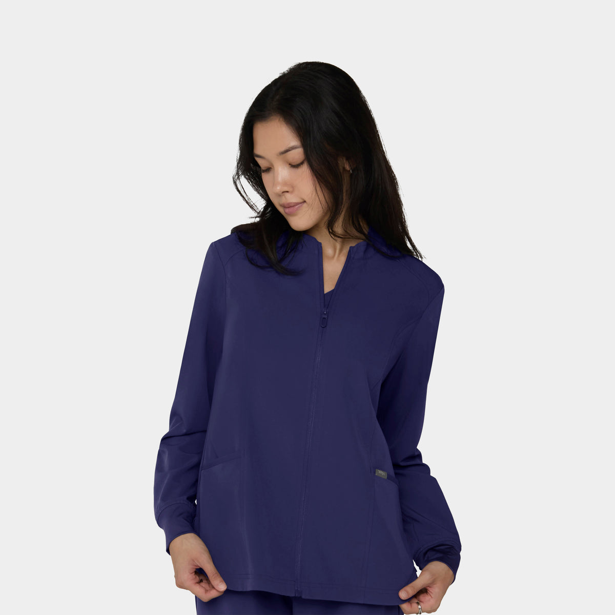 Women's Full-Zip Track Scrub Jacket