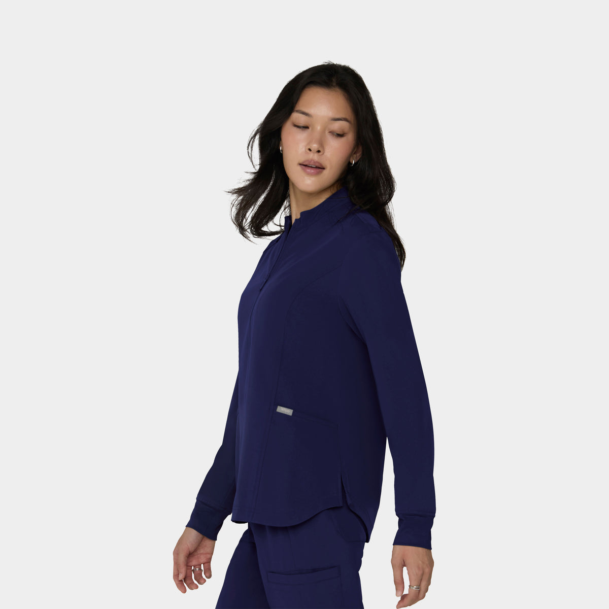 Women's Full-Zip Track Scrub Jacket