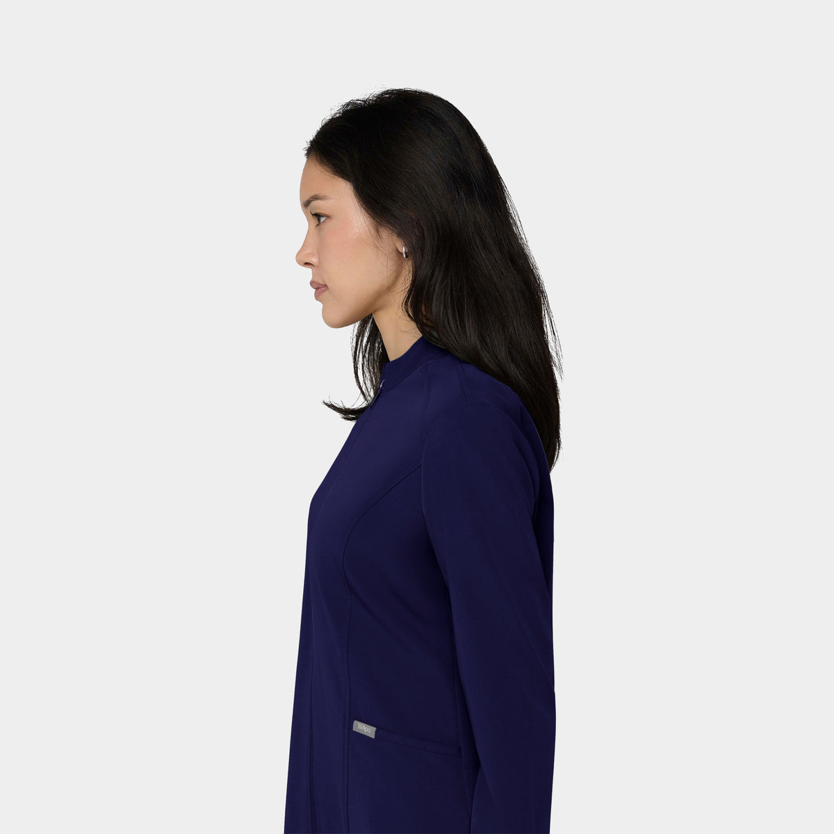 Women's Full-Zip Track Scrub Jacket