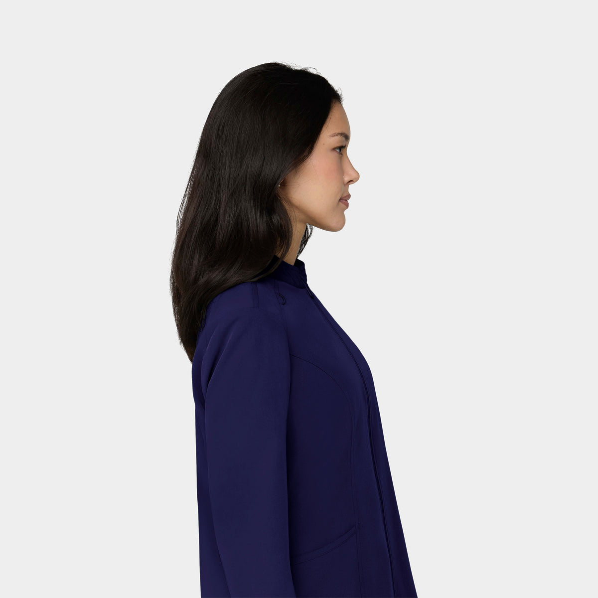 Women's Full-Zip Track Scrub Jacket