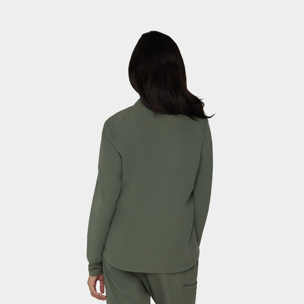 Women's Full-Zip Track Scrub Jacket