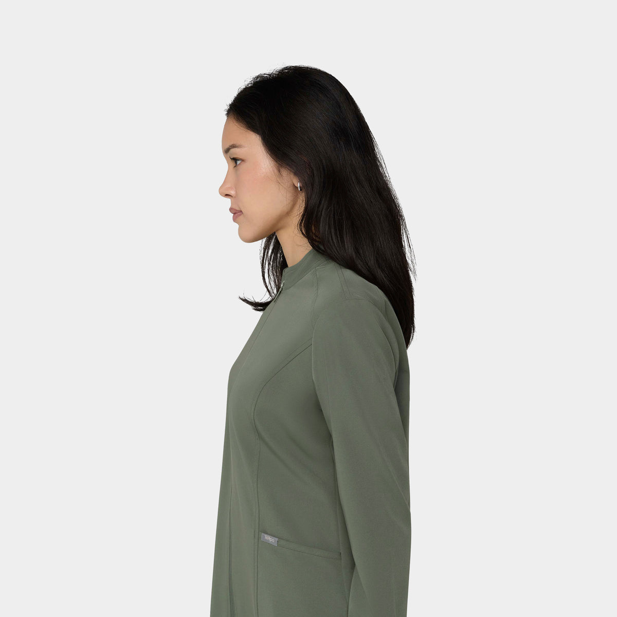 Women's Full-Zip Track Scrub Jacket