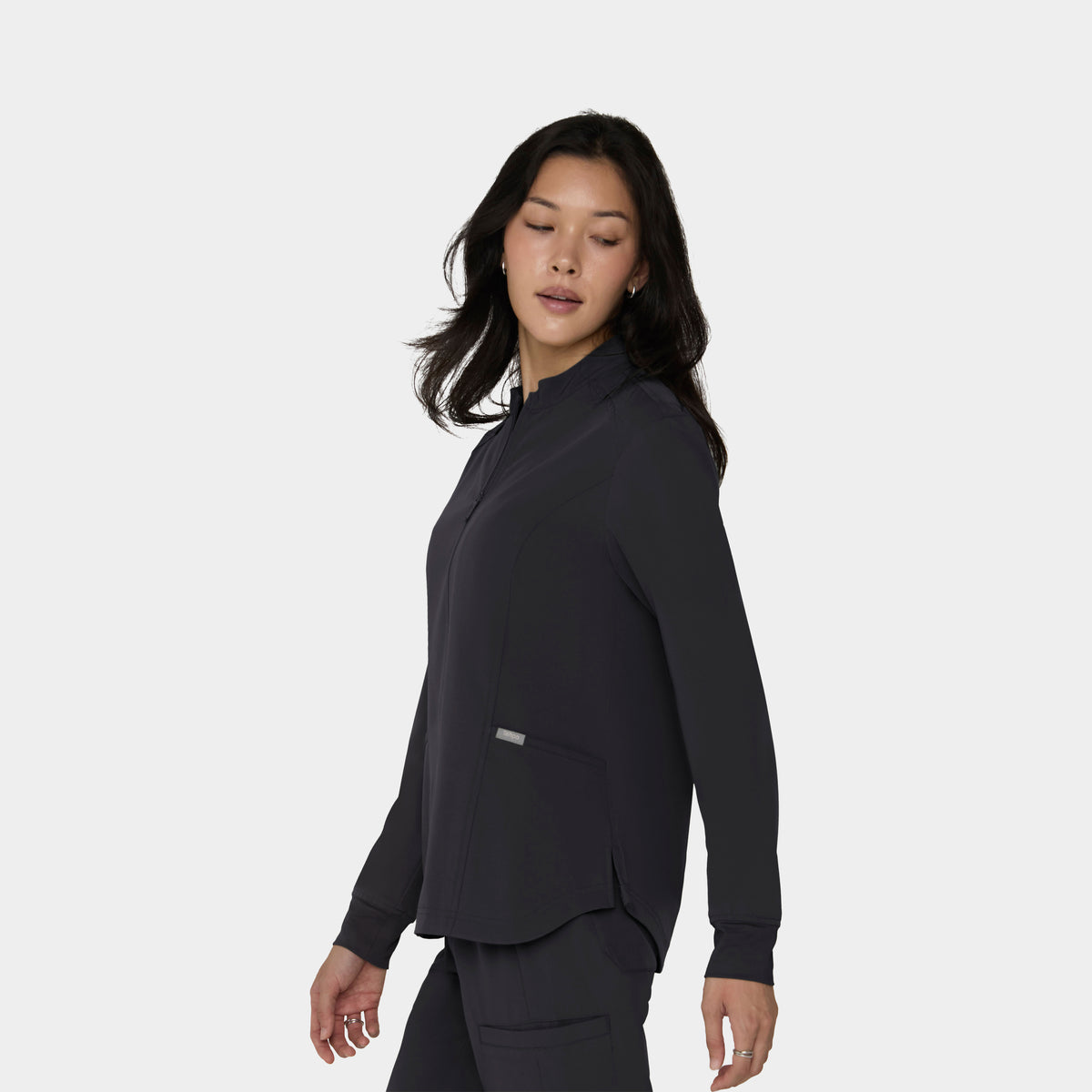 Women's Full-Zip Track Scrub Jacket