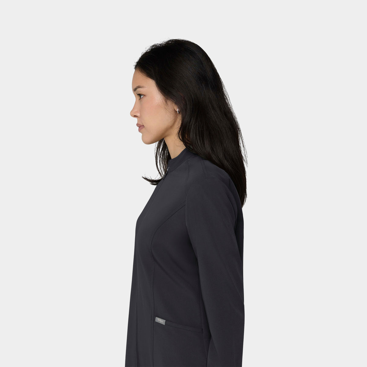 Women's Full-Zip Track Scrub Jacket