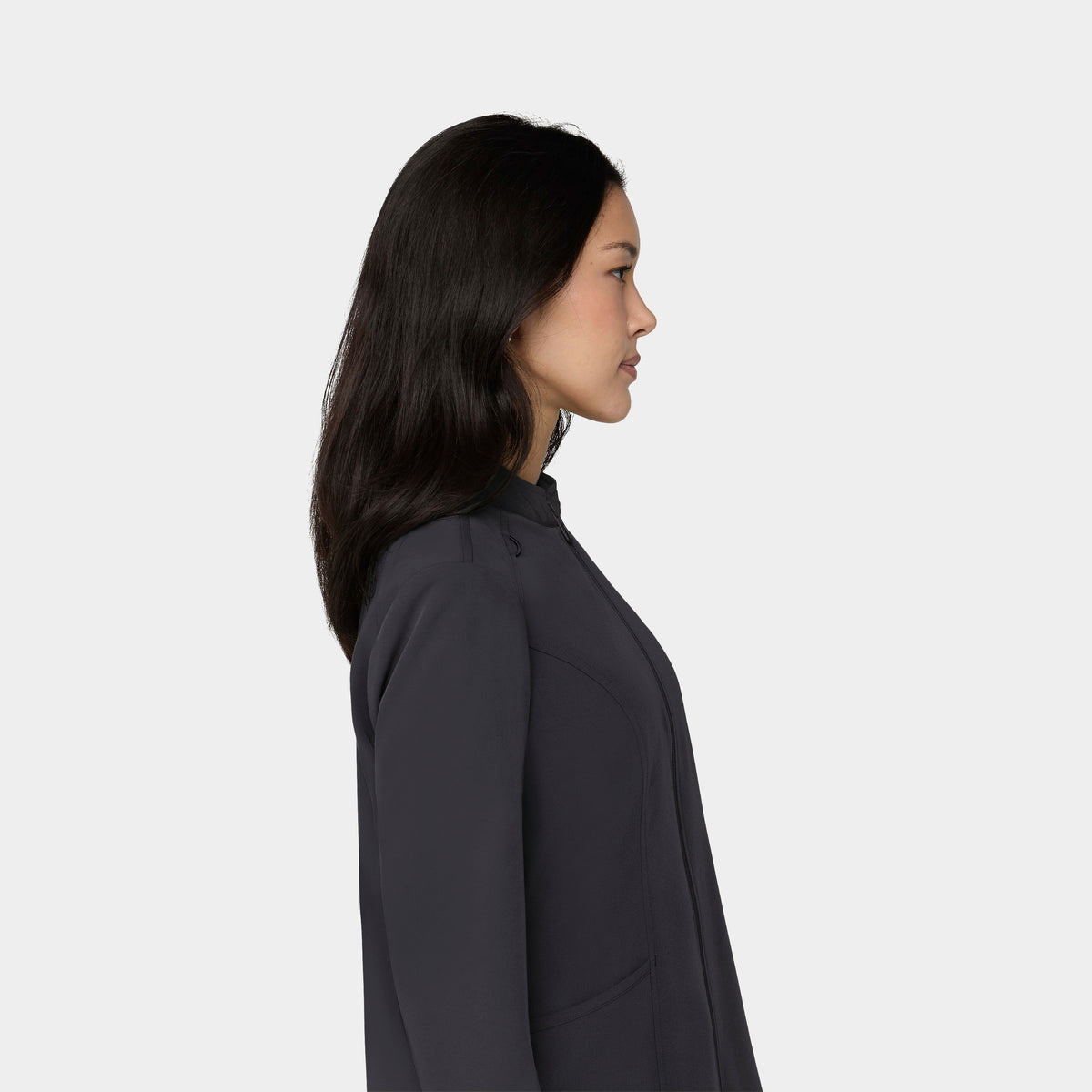 Women's Full-Zip Track Scrub Jacket