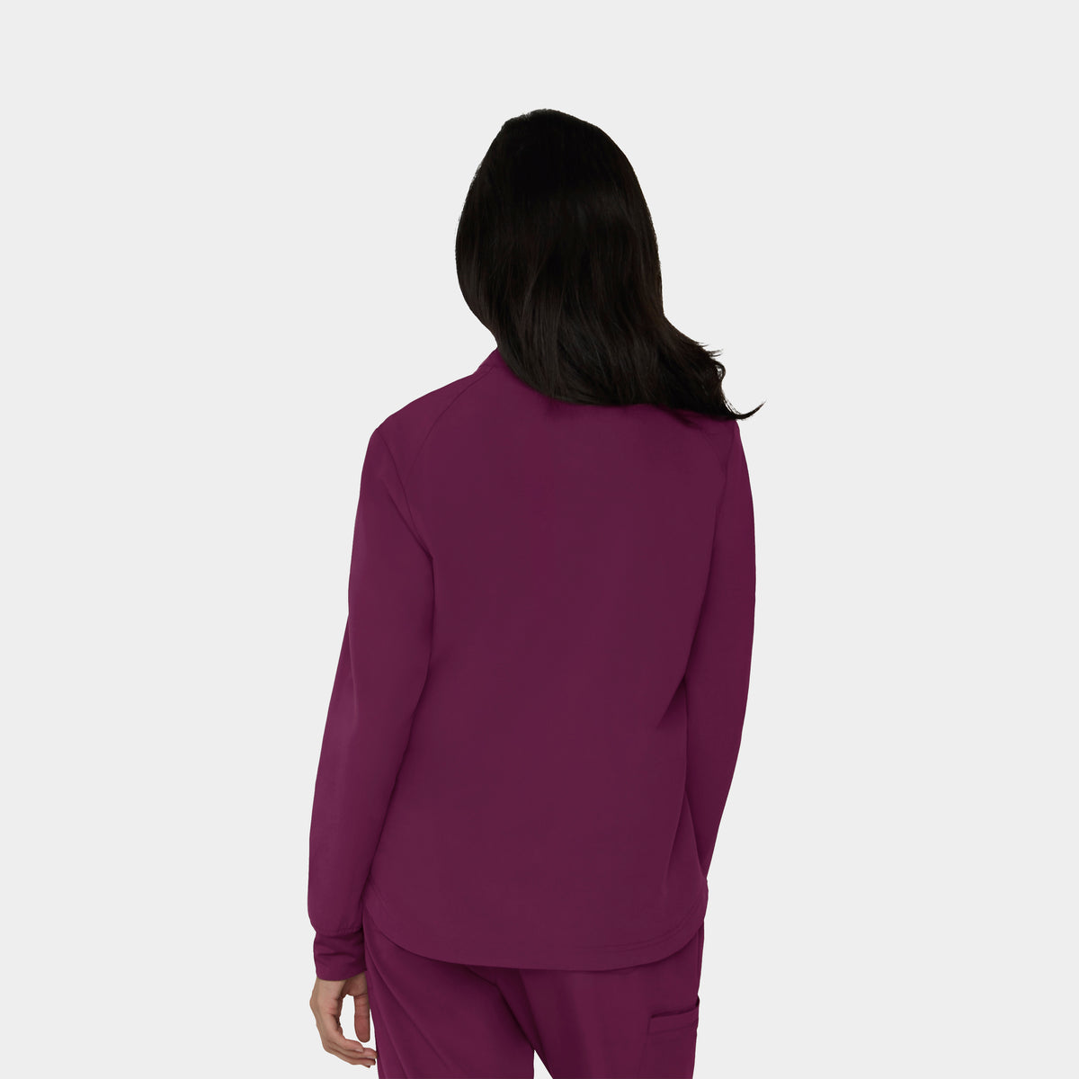 Women's Full-Zip Track Scrub Jacket
