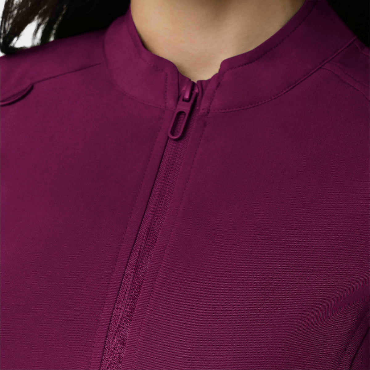 Women's Full-Zip Track Scrub Jacket
