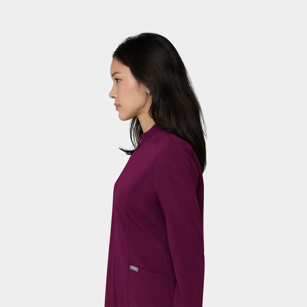 Women's Full-Zip Track Scrub Jacket