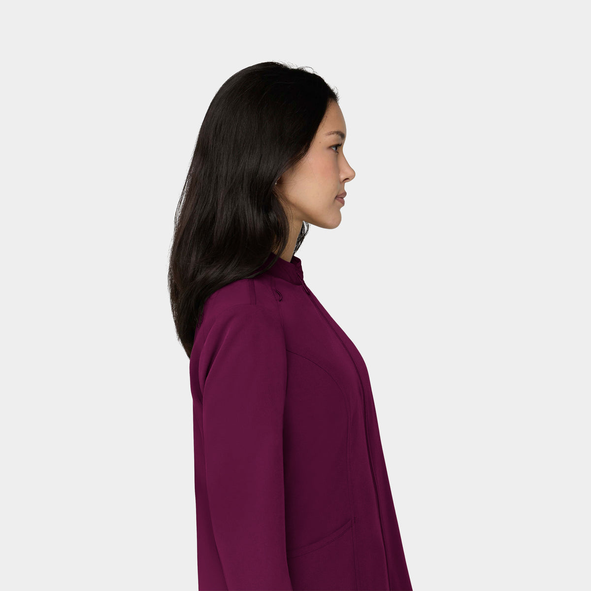 Women's Full-Zip Track Scrub Jacket