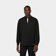 Men's 5-Pocket Full-Zip Track Scrub Jacket