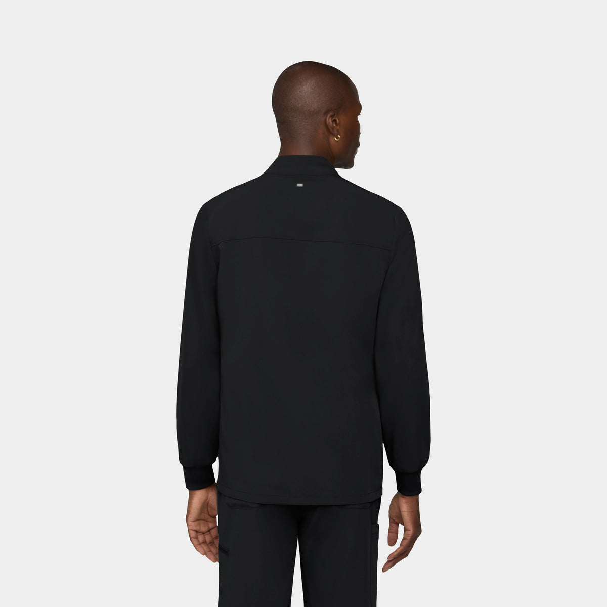 Men's 5-Pocket Full-Zip Track Scrub Jacket