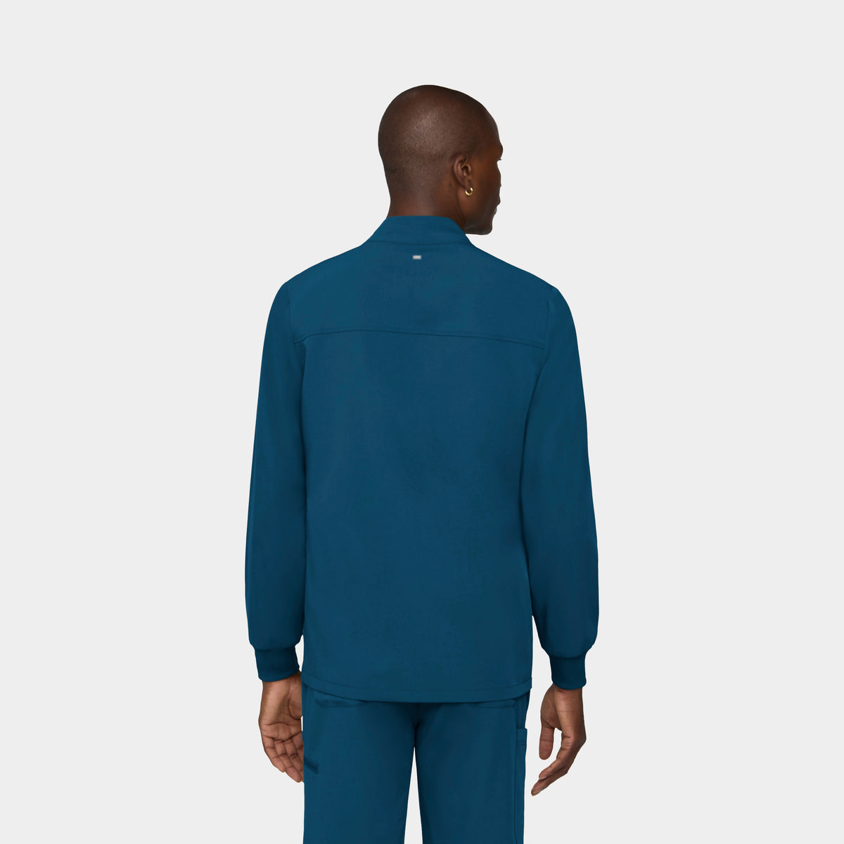 Men's 5-Pocket Full-Zip Track Scrub Jacket