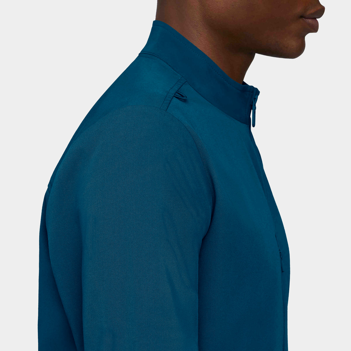Men's 5-Pocket Full-Zip Track Scrub Jacket