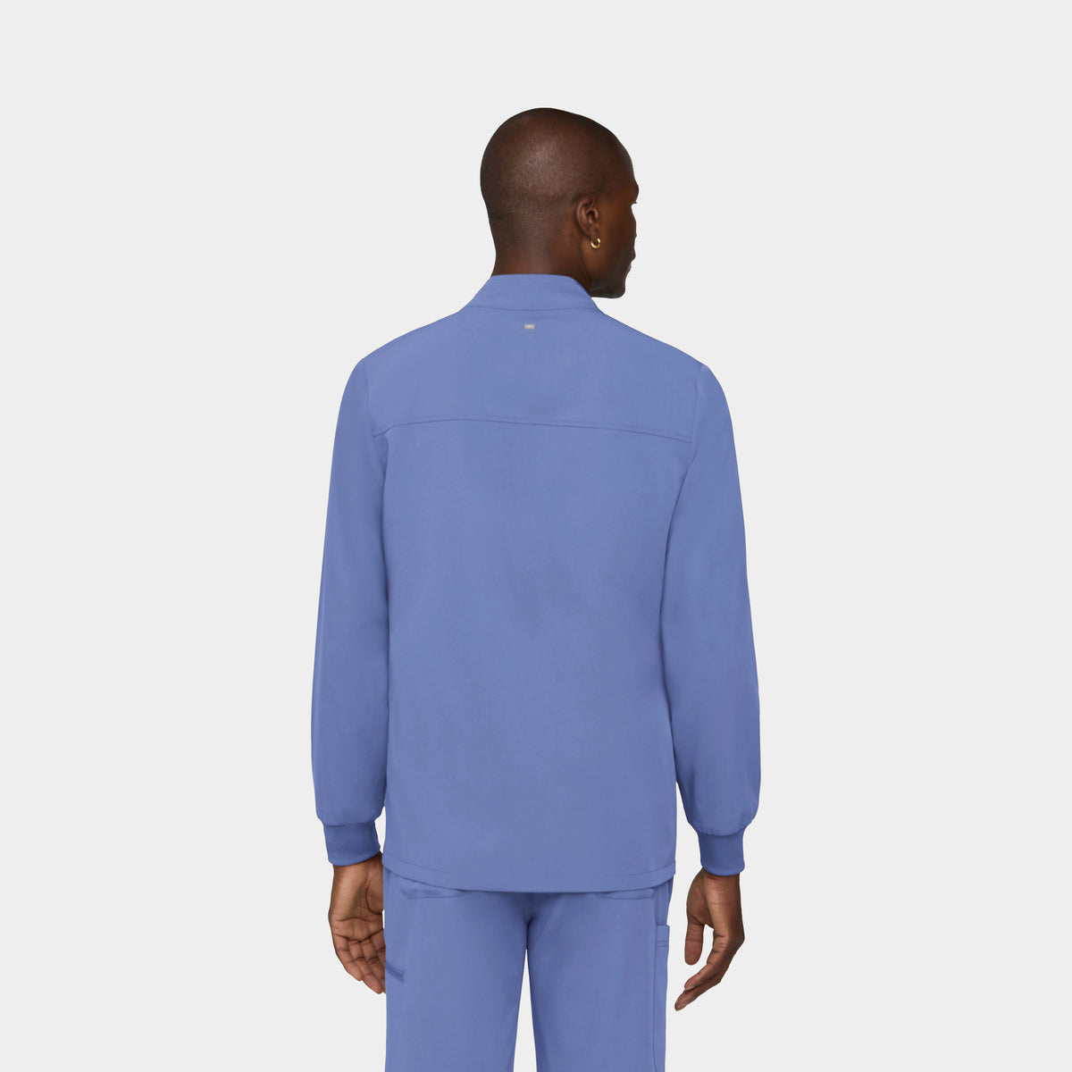 Men's 5-Pocket Full-Zip Track Scrub Jacket