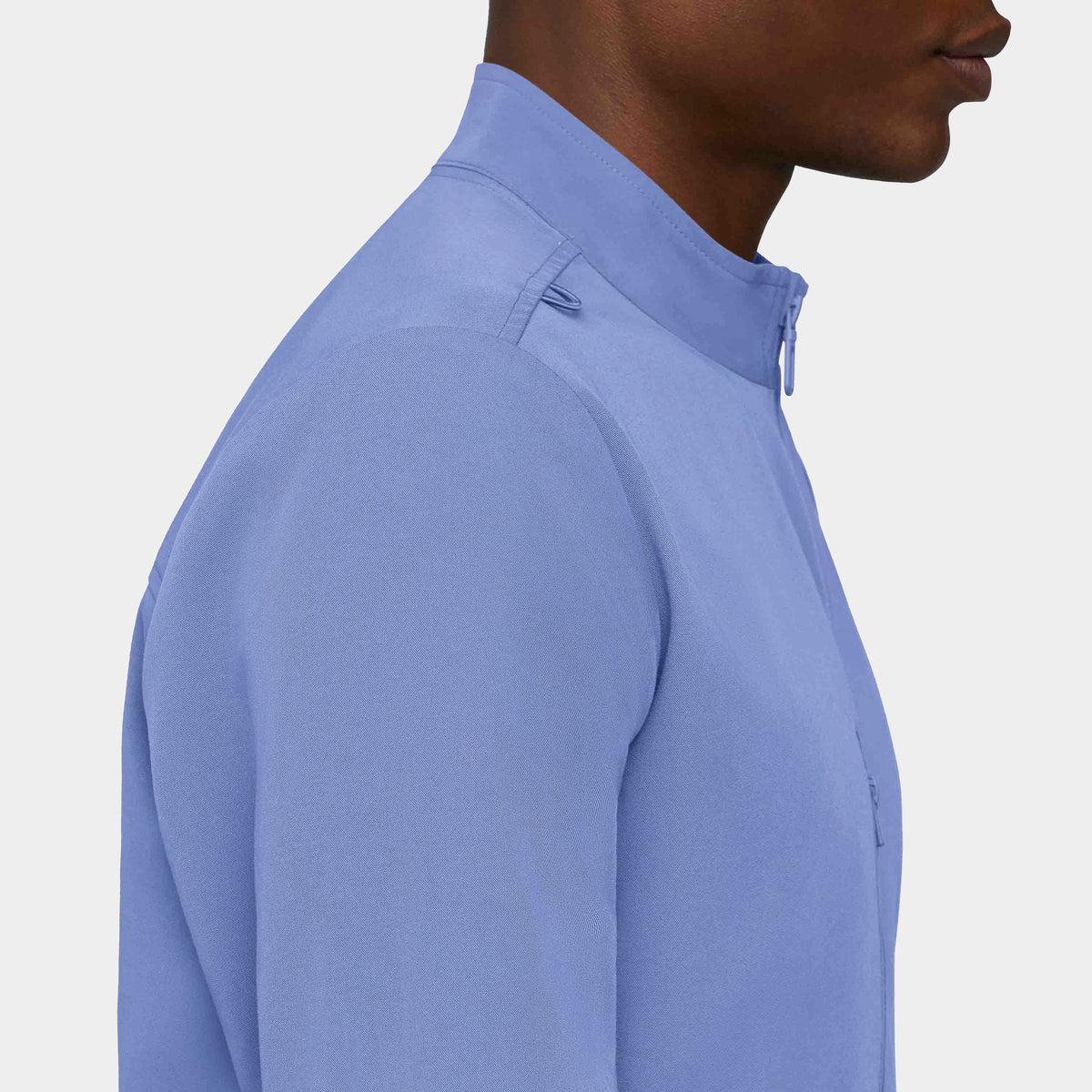 Men's 5-Pocket Full-Zip Track Scrub Jacket