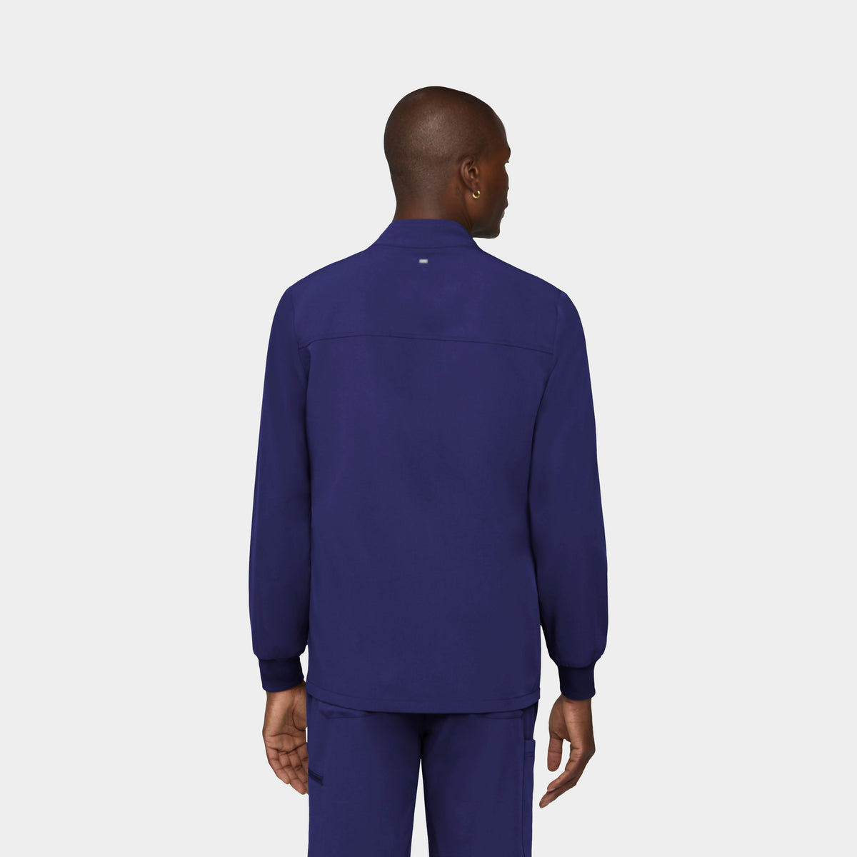 Men's 5-Pocket Full-Zip Track Scrub Jacket
