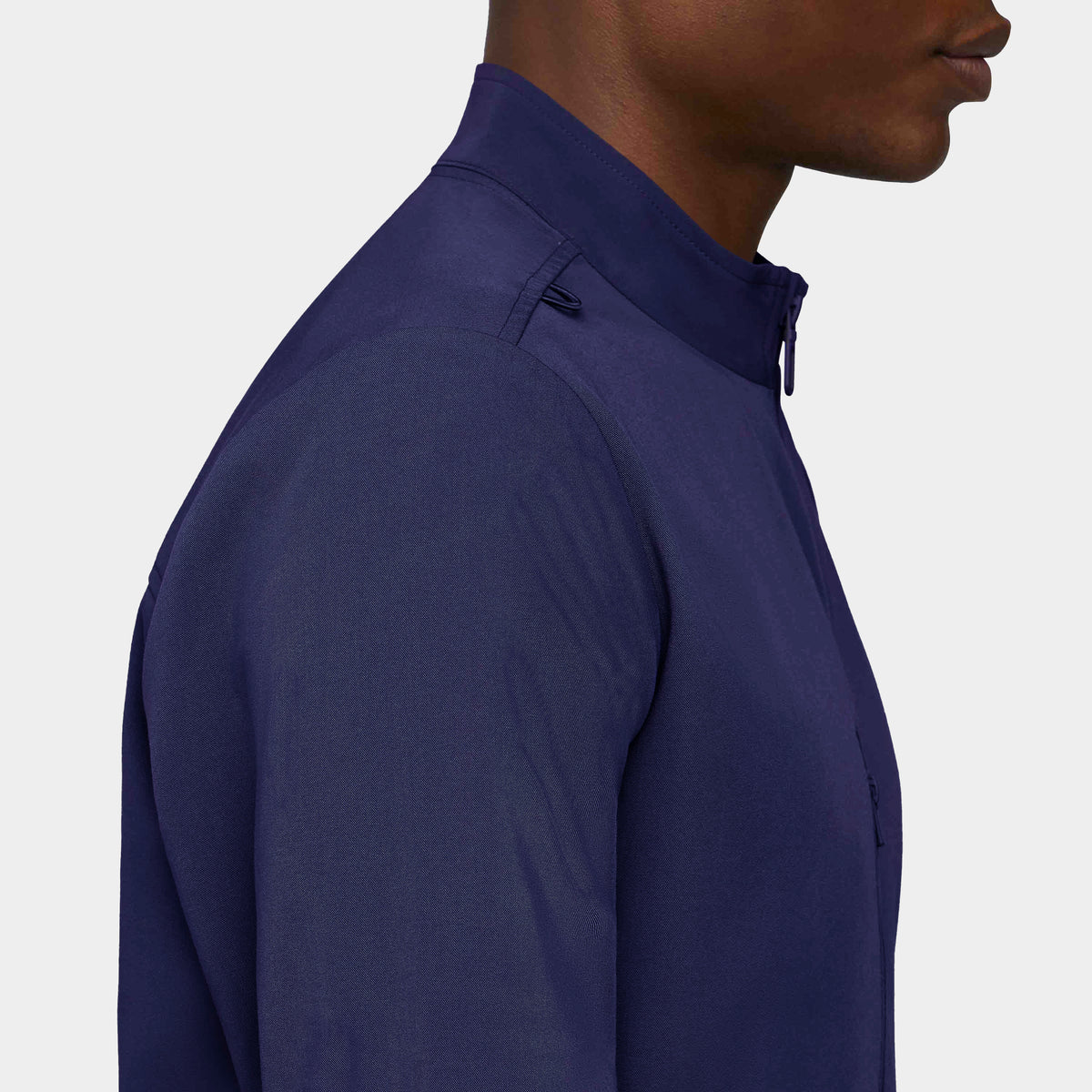 Men's 5-Pocket Full-Zip Track Scrub Jacket