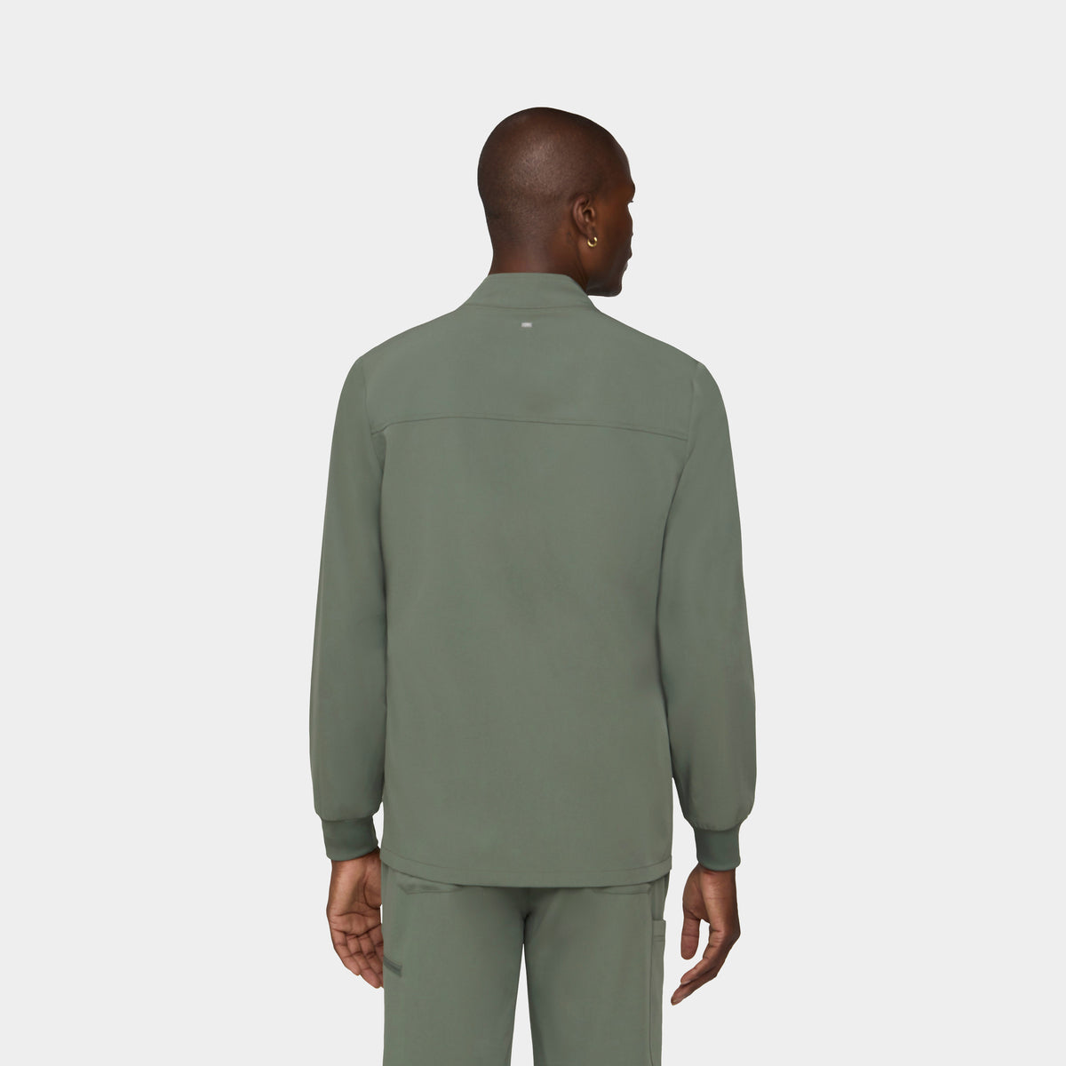 Men's 5-Pocket Full-Zip Track Scrub Jacket
