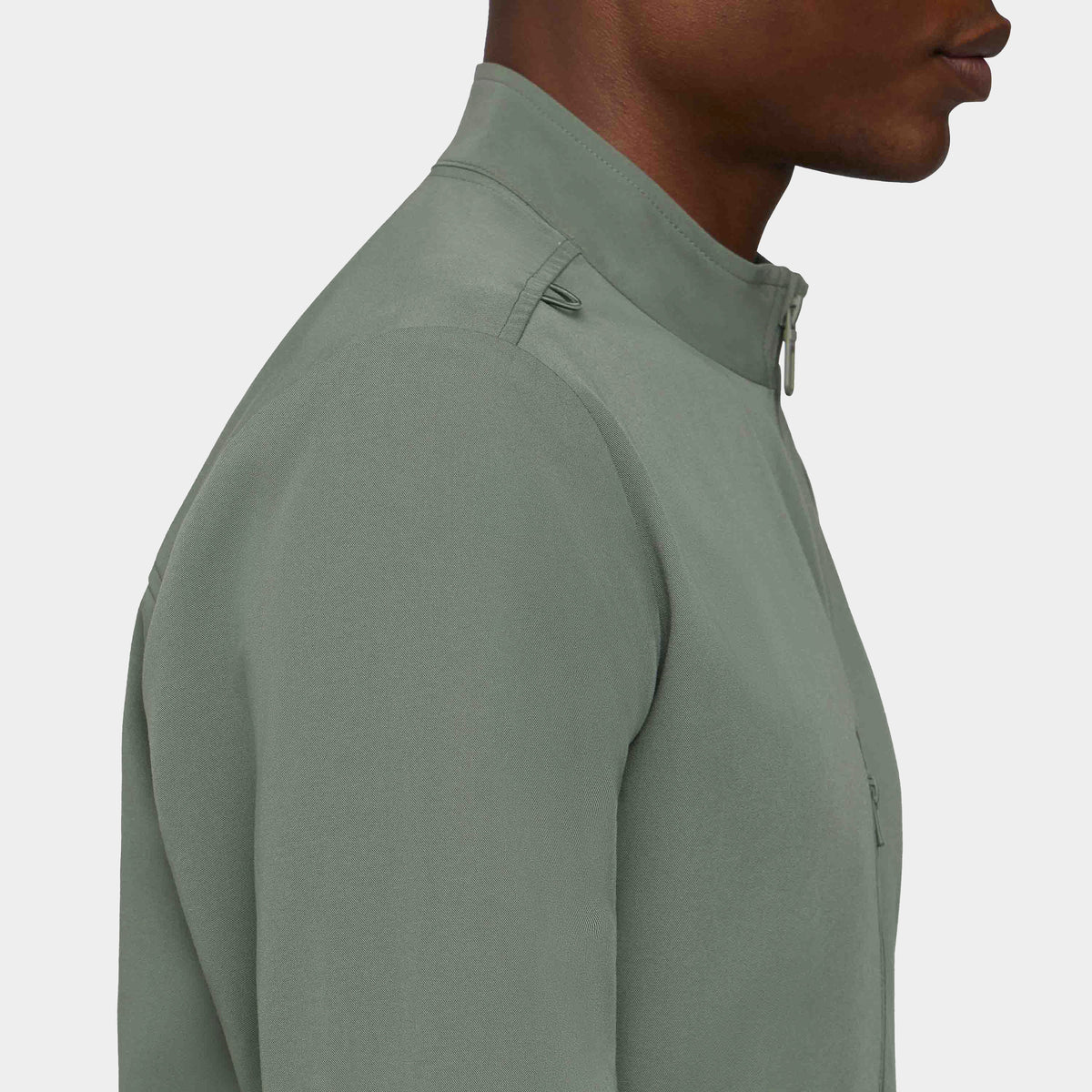 Men's 5-Pocket Full-Zip Track Scrub Jacket