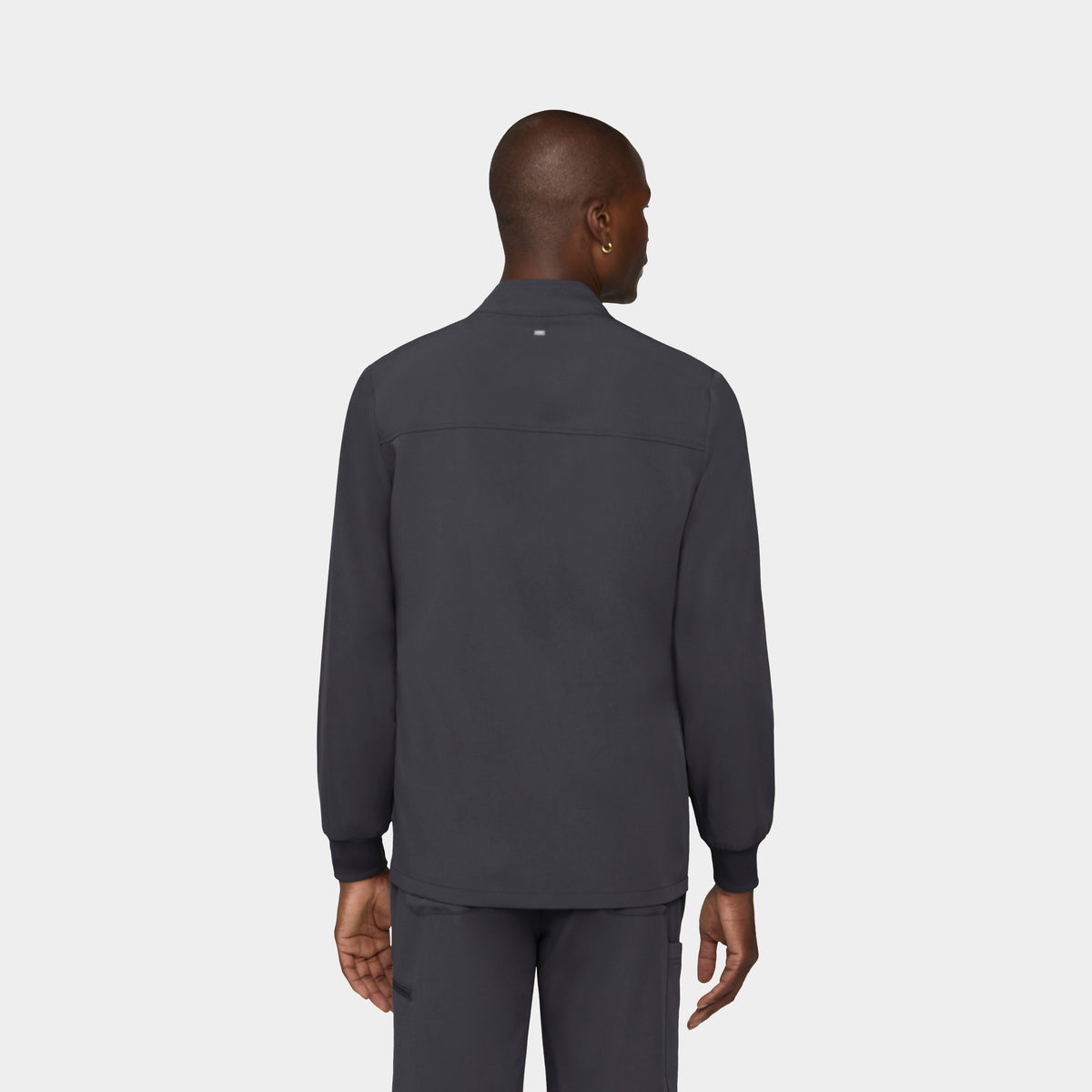 Men's 5-Pocket Full-Zip Track Scrub Jacket