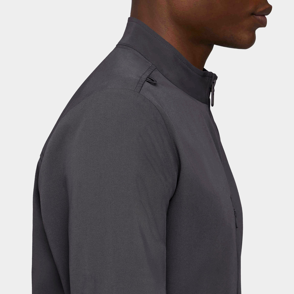 Men's 5-Pocket Full-Zip Track Scrub Jacket