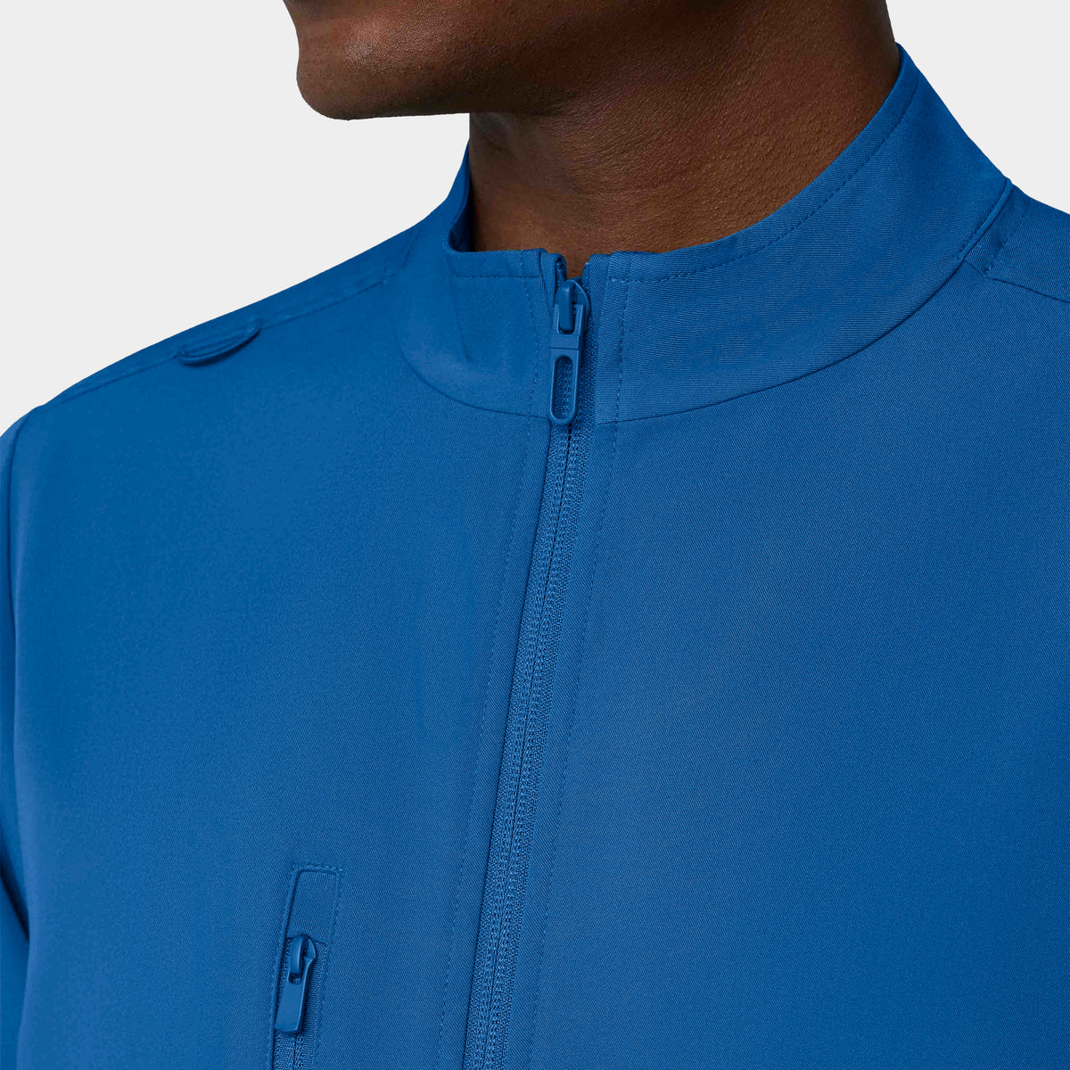Men's 5-Pocket Full-Zip Track Scrub Jacket