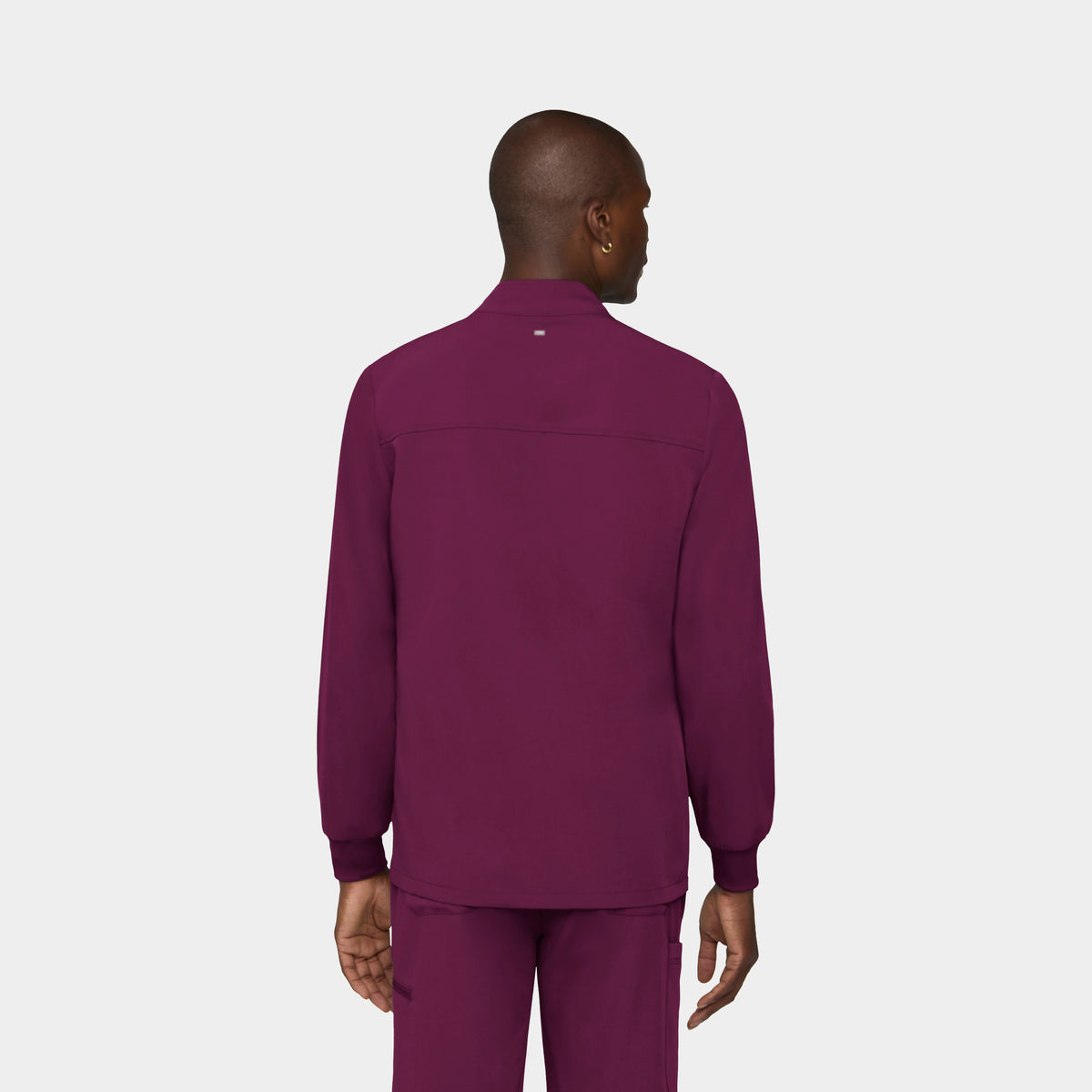 Men's 5-Pocket Full-Zip Track Scrub Jacket