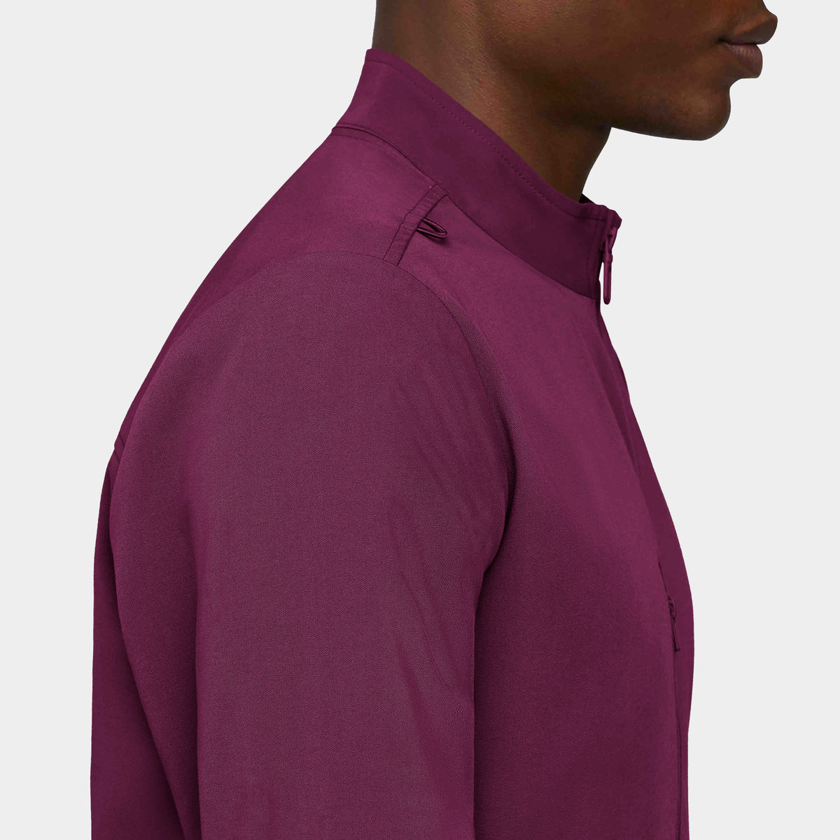 Men's 5-Pocket Full-Zip Track Scrub Jacket